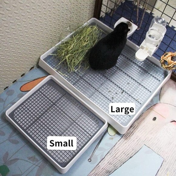 Litter Box with Grid, Small - 12inch x 15inch for small pets - Picture 3 of 6